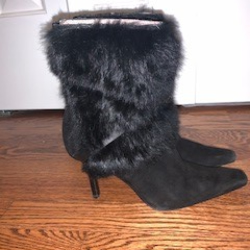 ‼️SOLD‼️ Nine West Fur boots